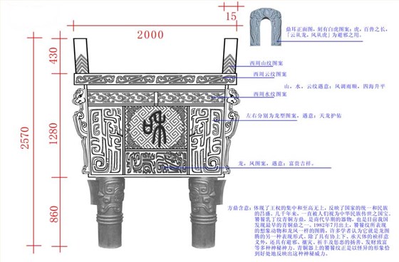 珠海庆华酒店铜鼎